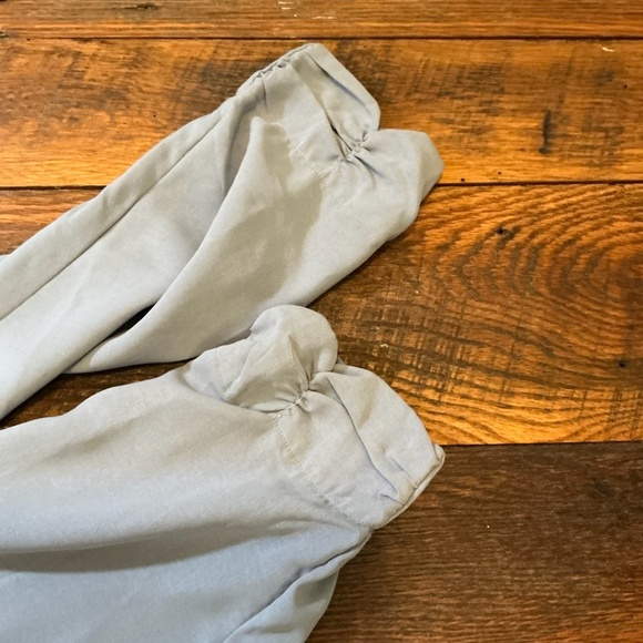 Vici Skyler Pocketed Drape Jumpsuit Blue Size Medium NWT - Picture 3 of 7